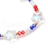 Glass Beads Stretch Bracelets for Women BJEW-TA00597-4