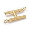 304 Stainless Steel Letter Connector Charms STAS-M108-01G-08-2
