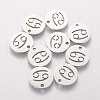 304 Stainless Steel Charms STAS-Q201-T095-4-1