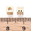 Brass Spacer Beads KK-T075-66G-3
