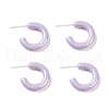 Hypoallergenic Bioceramics Zirconia Ceramic Ring Stud Earrings EJEW-Z023-02E-3