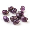 Natural Amethyst European Beads G-F580-A04-1