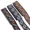 FINGERINSPIRE 10.5M 3 Styles Ethnic Style Embroidery Polyester Ribbons OCOR-FG0001-43-1