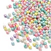 Opaque Acrylic Imitation Pearl Beads OACR-B031-55-6mm-1