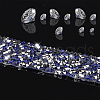 Glitter Resin Hotfix Rhinestone DIY-FG0001-51-4
