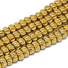 Electroplate Non-magnetic Synthetic Hematite Beads Strands G-T061-46A-1
