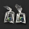 Resin Pendants with Iron Jump Ring RESI-A015-03B-1