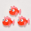 Translucent Frosted Resin Cabochons X-CRES-N022-14-1