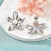 304 Stainless Steel Stud Earrings EJEW-S246-05P-3