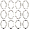 SUNNYCLUE 20Pcs Alloy Spring Gate Rings PALLOY-SC0010-53A-P-1