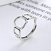 925 Sterling Silver Adjustable Finger Rings FS-WG45355-01-1