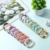 5Pcs Ring Food Grade Eco-Friendly Silicone Focal Beads JX893A-5