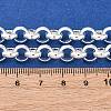 304 Stainless Steel Rolo Chain Necklaces NJEW-Q013-11S-3