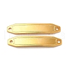 201 Stainless Steel Connector Charms STAS-P320-09G-2