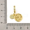 Rack Plating Brass Micro Pave Cubic Zirconia Pendant KK-H456-12G-3