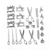 Sewing Machine series Tibetan Style Alloy Pendants TIBEP-E003-01AS-1