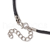 3Pcs 3 Colors Flower Glass Seed Beads & Acrylic Pendant Necklaces NJEW-MZ00044-7