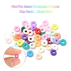 1200Pcs 8 Colors Handmade Polymer Clay Beads CLAY-YW0001-15C-4