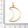 304 Stainless Steel Open Back Bezel Pendants STAS-Z091-05G-08-3
