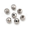Rack Plated Round Brass Beads FIND-M036-01B-P-2