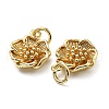 Rack Plating Brass Charms KK-D026-22G-3