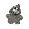 Christmas Theme Zinc Alloy Enamel Pin Brooch for Backpack Clothes JEWB-R003-02EB-08-2