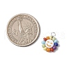 Acrylic & Glass & Copper Pendants PALLOY-JF03892-01-2
