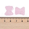 Frosted Transparent Acrylic Beads OACR-P029-20B-01-4