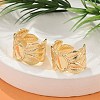 Brass Cuff Rings for Women RJEW-B119-10G-3