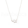 Elephant Alloy Pendant Necklaces FS-WGCC7EA-02-2