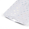 Rectangle Glitter Holographic Plastic Yin-yang Zip Lock Gift Bags OPP-E004-01B-C02-3