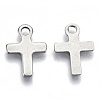Non-Tarnish 201 Stainless Steel Tiny Cross Charms STAS-R116-080-2