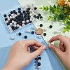   100Pcs 2 Colors Pave Disco Ball Beads RB-PH0001-27-3