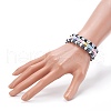 Acrylic Stretch Beaded Bracelets Sets BJEW-JB06115-4