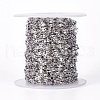 Tarnish Resistant 304 Stainless Steel Dapped Chains STAS-I107-01P-2