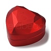 Heart Shaped Plastic Ring Storage Boxes CON-C020-01A-3