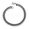 316L Surgical Stainless Steel Curb Chain Bracelets For Men BJEW-BB01285-1