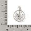 Brass Micro Pave Cubic Zirconia Pendants KK-Z111-01P-3