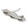 Alloy with Iron Clip Hair Barrettes PHAR-G014-01B-P-3
