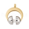 304 Stainless Steel Pendants STAS-K283-08G-1