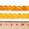 Dyed Natural White Jade Beads Strands G-T138-S19-5