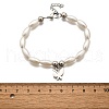 304 Stainless Steel Butterfly Charm Bracelets for Women BJEW-C098-08P-5