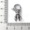 316 Stainless Lobster Claw Clasps STAS-D303-07AS-3