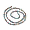 Natural Red Corundum/Ruby and Sapphire Beads Strands G-G989-A05-A-2