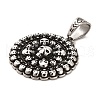 Tibetan Style 304 Stainless Steel Pendants STAS-M334-26AS-2