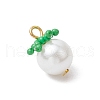 Glass Pearl Pendants PALLOY-MZ00745-02-3