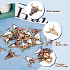 Boutigem 20Pcs 10 Styles Zinc Alloy Enamel Pendants ENAM-BG0001-01-5
