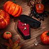 6-Slot Coffin Shaped Velvet Jewelry Ring Organizer Boxes CON-WH20008-01B-4