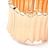 Grooved Irregular Wide Band Cuff Bangle BJEW-B049-04G-2