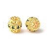 Brass Micro Pave Cubic Zirconia Bead KK-U067-08G-02-1